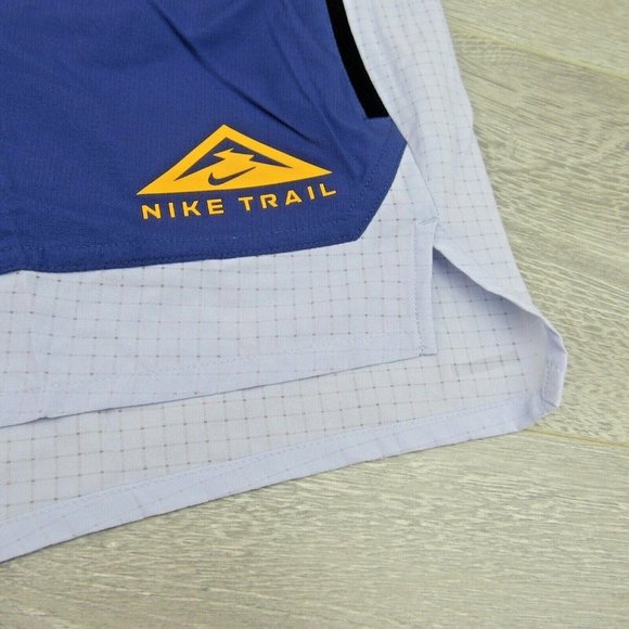 Nike Flex Stride Trail Running Shorts Mens Size XL Purple Multi NEW - Picture 3 of 12